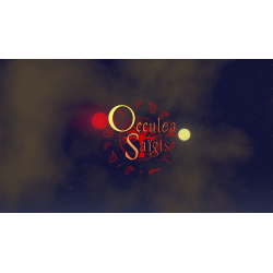 Ciel nocturne avec le logo d'Occulea Saïgis