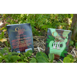 Occulea Saïgis - Tome 2 (Vue première et quatrième de couverture dans la végétation)